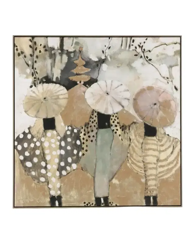 John-Richard Collection "Patterned Parade" Framed Giclee by Mary Pratt
