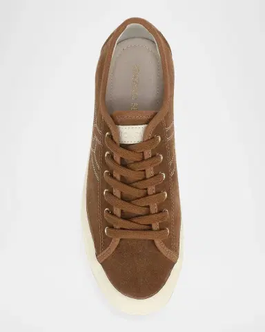 Veronica Beard Truett Platform Suede Sneakers | Thumbnail 4