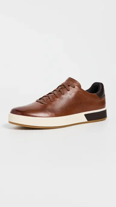 Cole Haan Grandpro Angleace Sneakers British Tan/Dk Chocolate/ | Thumbnail 2 Cole Haan Grandpro Angleace Sneakers British Tan/Dk Chocolate/ | Thumbnail 2