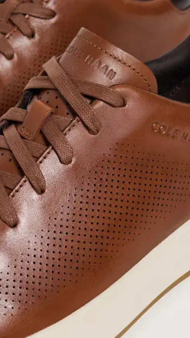 Cole Haan Grandpro Angleace Sneakers British Tan/Dk Chocolate/ | Thumbnail 5 Cole Haan Grandpro Angleace Sneakers British Tan/Dk Chocolate/ | Thumbnail 5