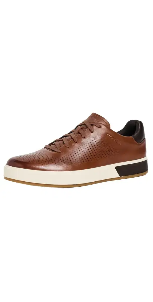 Cole Haan Grandpro Angleace Sneakers British Tan/Dk Chocolate/