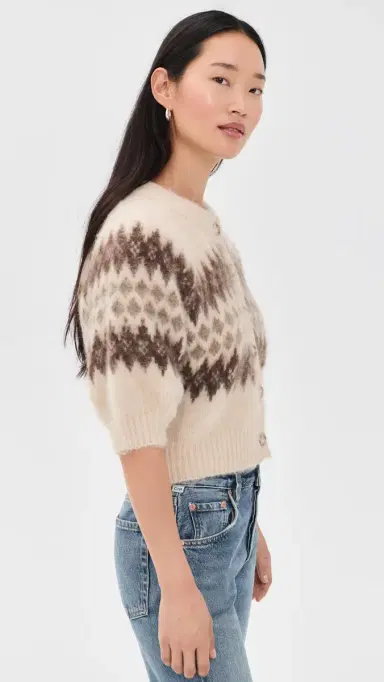 Citizens of Humanity olly Fair Isle Cardigan Fairisle | Thumbnail 4 Citizens of Humanity olly Fair Isle Cardigan Fairisle | Thumbnail 4