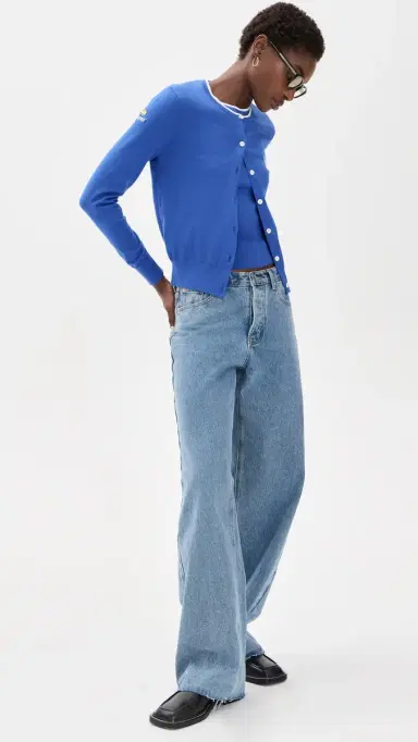 Polo Ralph Lauren U Open Cotton Cardigan Blue | Thumbnail 6