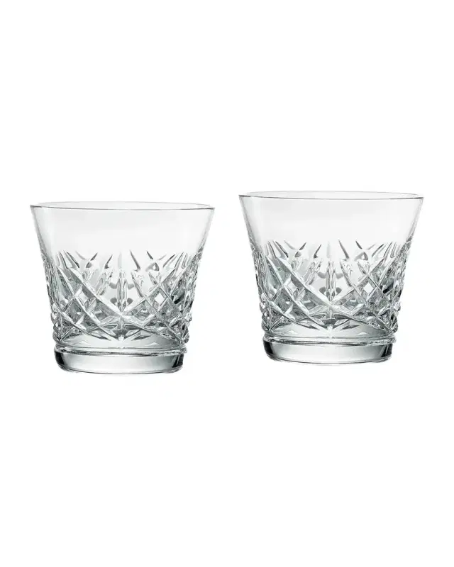 Baccarat 2-Piece Aria Crystal Old-Fashioned Tumbler Set