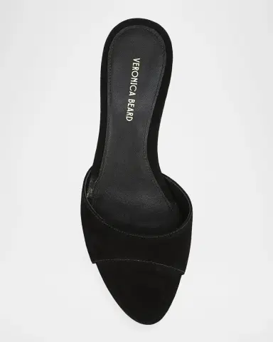 Veronica Beard 65mm Tia Suede Mule Sandals | Thumbnail 4
