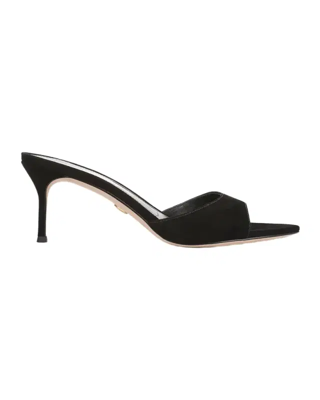 Veronica Beard 65mm Tia Suede Mule Sandals