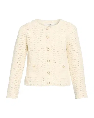 Frame The Chevron Pointelle Knit Cardigan | Thumbnail 5 Frame The Chevron Pointelle Knit Cardigan | Thumbnail 5