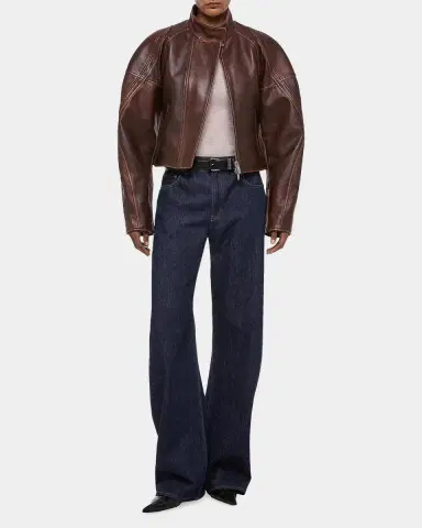 Helmut Lang Leather Saddle Jacket | Thumbnail 2