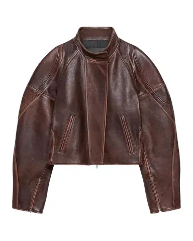 Helmut Lang Leather Saddle Jacket | Thumbnail 1