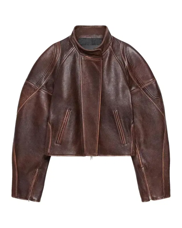 Helmut Lang Leather Saddle Jacket