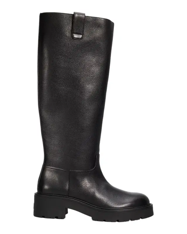 Stuart Weitzman Ren Knee-High Lug Sole Leather Boots