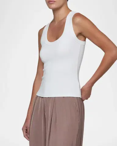 L'Agence Shania Racerback Tank Top | Thumbnail 4