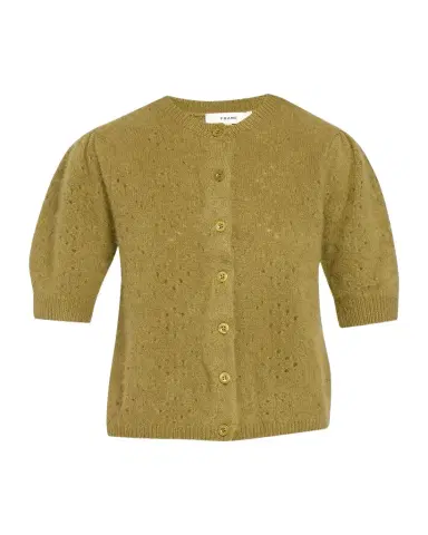 Frame The Cashmere Pointelle Cardigan | Thumbnail 1 Frame The Cashmere Pointelle Cardigan | Thumbnail 1