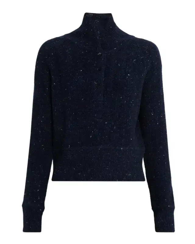 Co Wool-Cashmere Henley Sweater