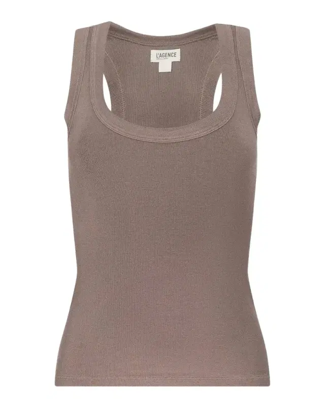 L'Agence Shania Racerback Tank Top