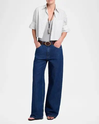 TWP Next Ex Shirt in Stripe Shirting | Thumbnail 2 TWP Next Ex Shirt in Stripe Shirting | Thumbnail 2