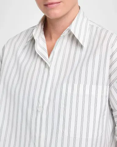 TWP Next Ex Shirt in Stripe Shirting | Thumbnail 5 TWP Next Ex Shirt in Stripe Shirting | Thumbnail 5