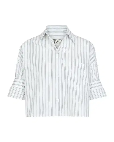 TWP Next Ex Shirt in Stripe Shirting | Thumbnail 1 TWP Next Ex Shirt in Stripe Shirting | Thumbnail 1