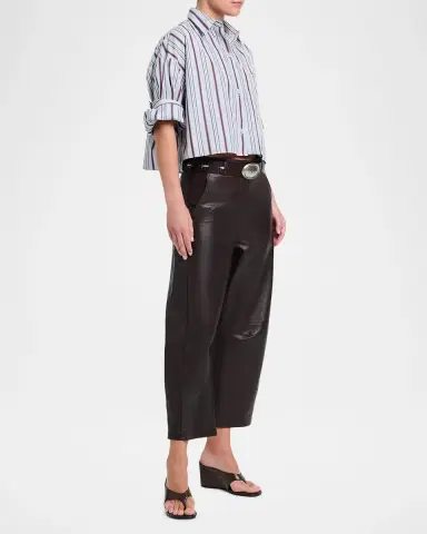 TWP Next Ex Cropped Cotton Poplin Shirt | Thumbnail 2 TWP Next Ex Cropped Cotton Poplin Shirt | Thumbnail 2