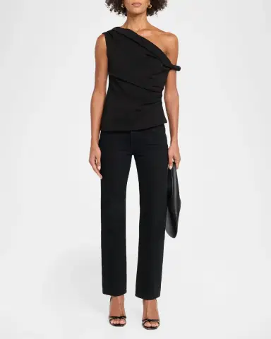 Simkhai Zerra Draped Asymmetric Top | Thumbnail 2
