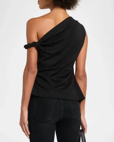 Simkhai Zerra Draped Asymmetric Top | Thumbnail 3