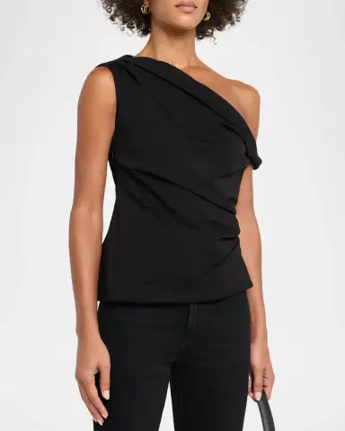 Simkhai Zerra Draped Asymmetric Top | Thumbnail 4