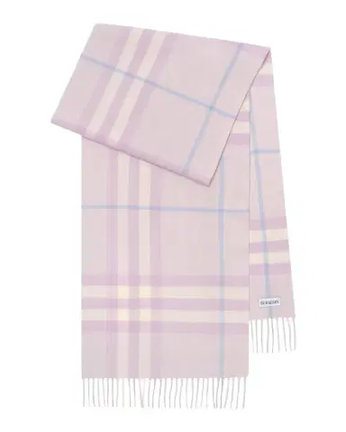 Burberry Fringe-Trim Check Cashmere Scarf | Thumbnail 1