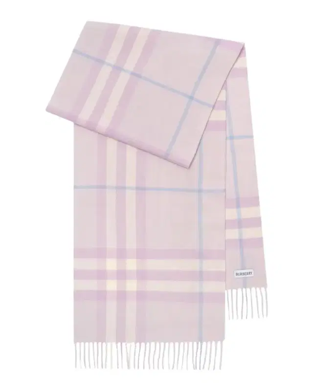 Burberry Fringe-Trim Check Cashmere Scarf