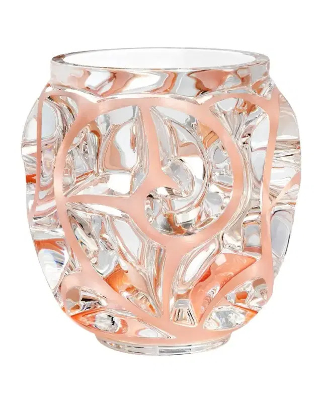 Lalique Tourbillon Crystal Vase
