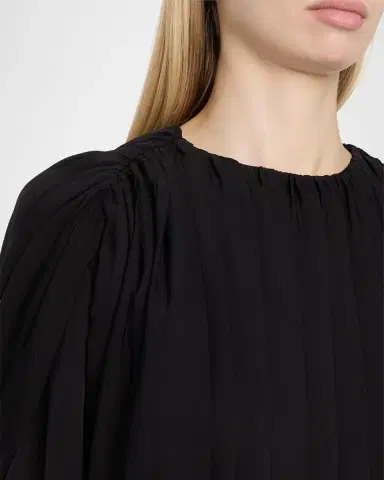 Simkhai Frida Pleated Blouse | Thumbnail 5