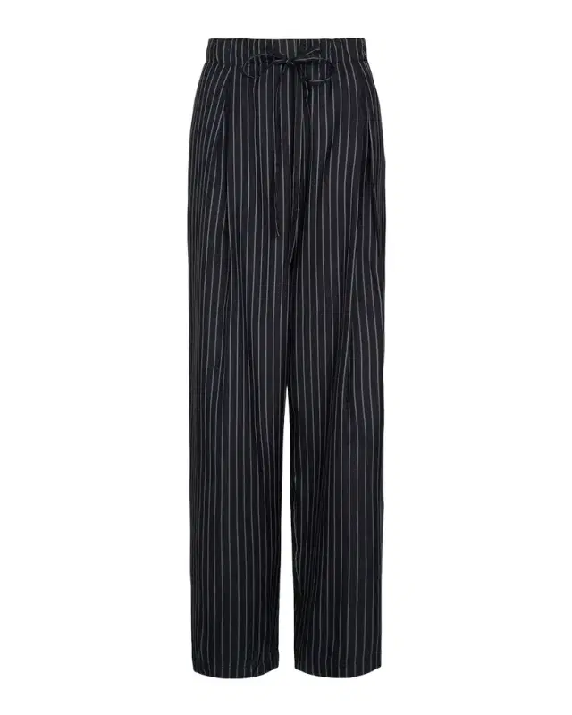 TWP PJ Striped Silk Pants