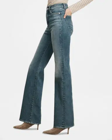 Veronica Beard Crosbie High-Rise Bootcut Jeans | Thumbnail 5