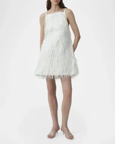 Simkhai Kalla Feather Mini Dress | Thumbnail 2
