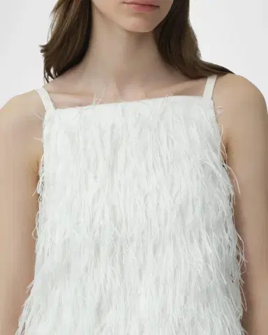 Simkhai Kalla Feather Mini Dress | Thumbnail 5