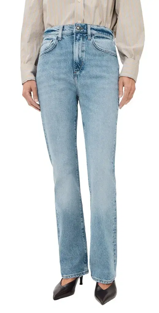 Favorite Daughter The Petite Shortie Valentina Boot Jeans Geneva