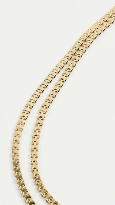Jenny Bird Double Amalfi Chain High Polish Gold One Size | Thumbnail 4 Jenny Bird Double Amalfi Chain High Polish Gold One Size | Thumbnail 4