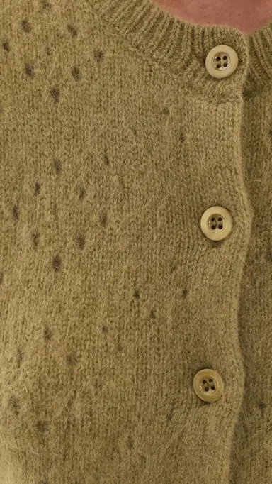 Frame The Cashmere Airy Cardi Deep Olive | Thumbnail 6 Frame The Cashmere Airy Cardi Deep Olive | Thumbnail 6