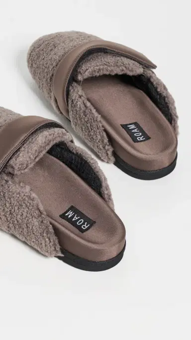ROAM Fuzzy Loafer Mules | Thumbnail 4