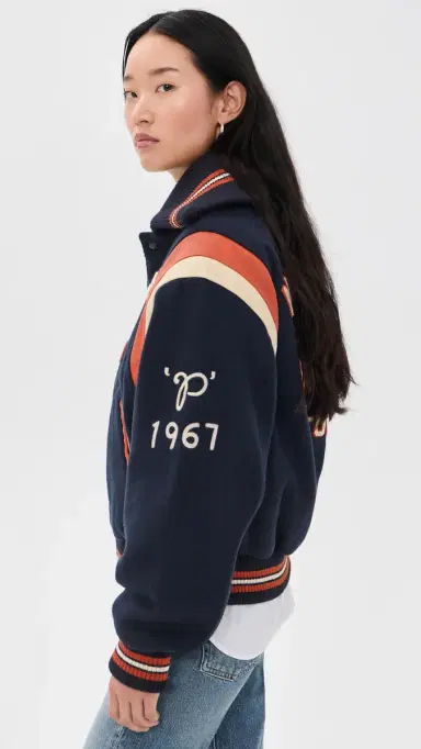 Polo Ralph Lauren Twill Bomber Jacket Hunter Navy | Thumbnail 4