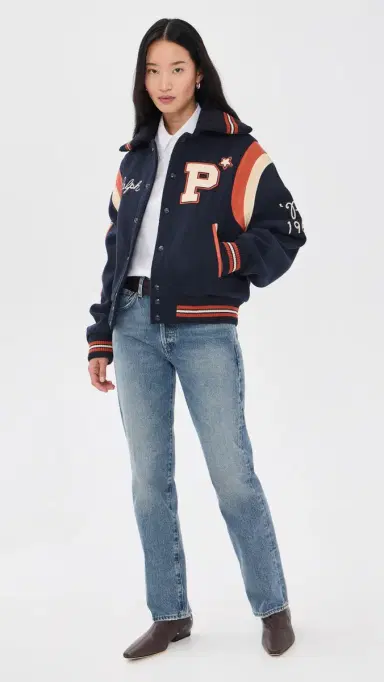 Polo Ralph Lauren Twill Bomber Jacket Hunter Navy | Thumbnail 5