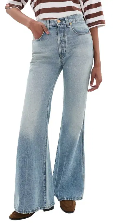 Jamie Haller The Elephant Bell Jeans Beach Indigo | Thumbnail 1 Jamie Haller The Elephant Bell Jeans Beach Indigo | Thumbnail 1