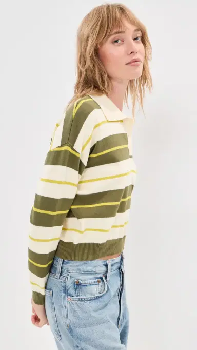LE BOP Zadie Cropped Polo | Thumbnail 5 LE BOP Zadie Cropped Polo | Thumbnail 5