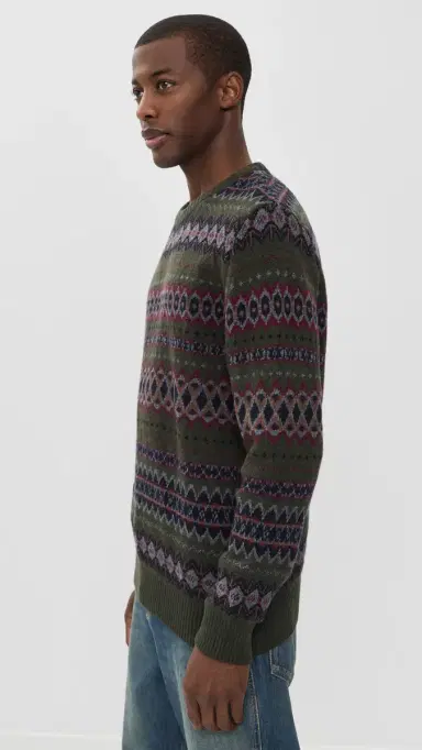 Barbour Case Fair Isle Wool Sweater | Thumbnail 4 Barbour Case Fair Isle Wool Sweater | Thumbnail 4