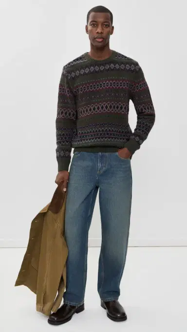 Barbour Case Fair Isle Wool Sweater | Thumbnail 5 Barbour Case Fair Isle Wool Sweater | Thumbnail 5