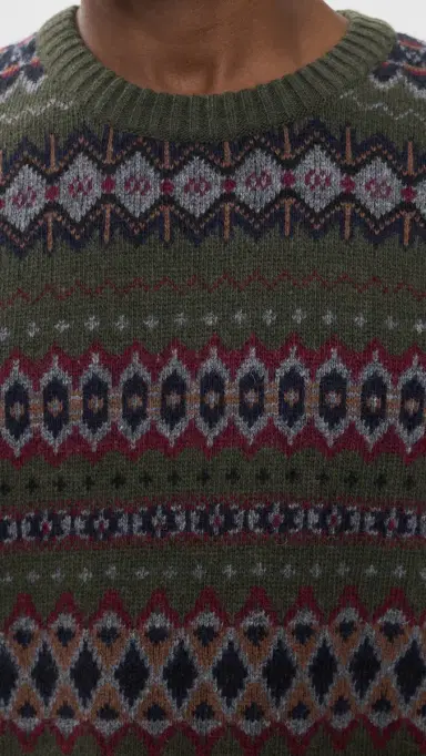 Barbour Case Fair Isle Wool Sweater | Thumbnail 6 Barbour Case Fair Isle Wool Sweater | Thumbnail 6