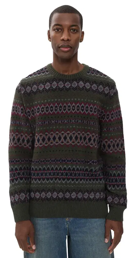 Barbour Case Fair Isle Wool Sweater hadow