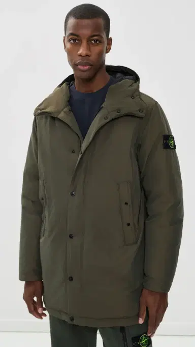 Stone Island ong Down Parka Coal Grey | Thumbnail 2