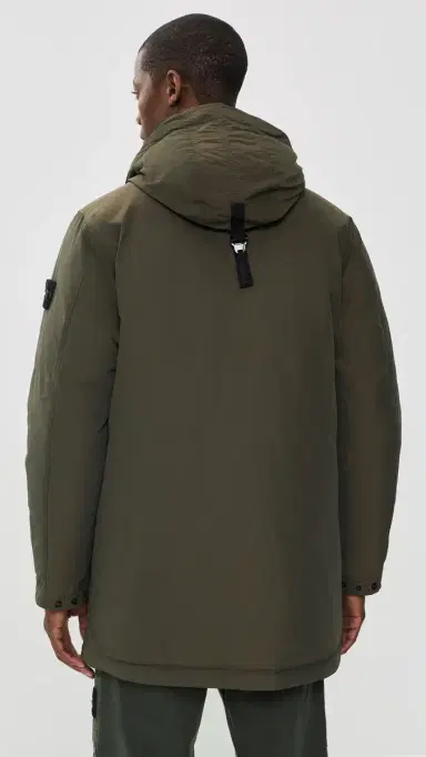 Stone Island ong Down Parka Coal Grey | Thumbnail 3