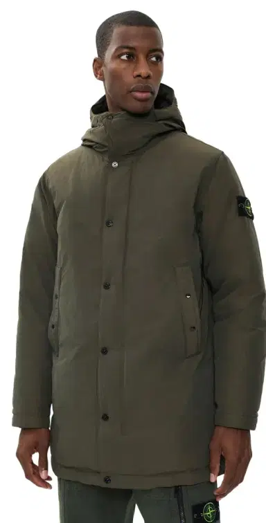 Stone Island ong Down Parka Coal Grey | Thumbnail 1