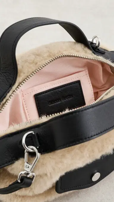 Simone Rocha Mini Faux Fur Biker Belt Bag | Thumbnail 6 Simone Rocha Mini Faux Fur Biker Belt Bag | Thumbnail 6